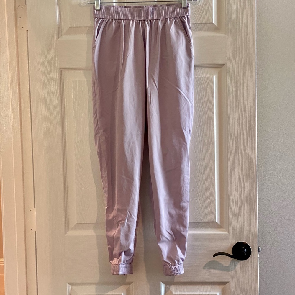 Adika Lavender Nylon Track Pants NWT